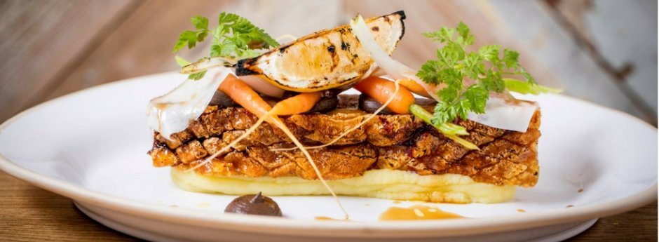 The Christmas menu at Fiume restaurent